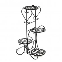 4-Tier Plant Stand Flowers Pot Display Shelf Home Garden Ornaments Indoor Outdoor Patio Home Decor